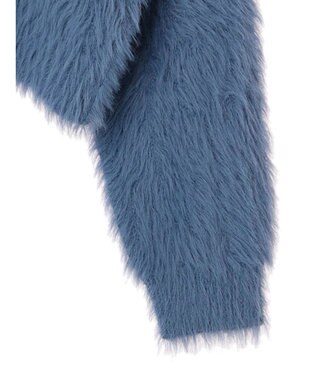 Green Parks ・Ｐｅｔｉｔ　Ｆｌｅｕｒ　シャギーニットカーディガン Blue