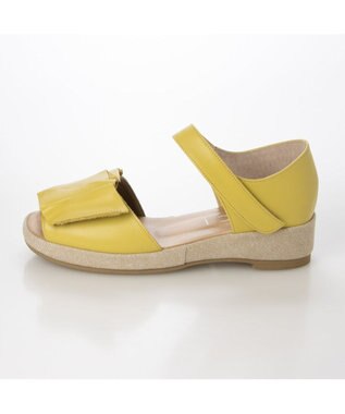 MODE ET JACOMO <D'ICI>フリルモチーフサンダル イエロー