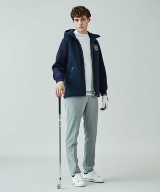 23区GOLF きれい見えの秋冬定番素材【MEN】【ストレッチ】ＴＲストレッチ ベーシックパンツ ライトグレー系