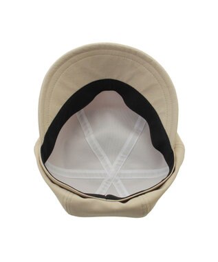 MOONBAT 【遮光100％/遮熱/UVカット】FURLA(フルラ)アーチロゴ キャスケット 帽子 無地 サイズ調整可能/手洗い可能/日本製 ベージュ