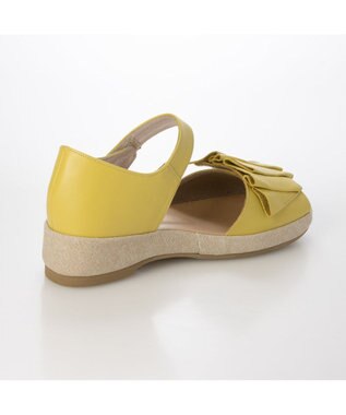 MODE ET JACOMO <D'ICI>フリルモチーフサンダル イエロー