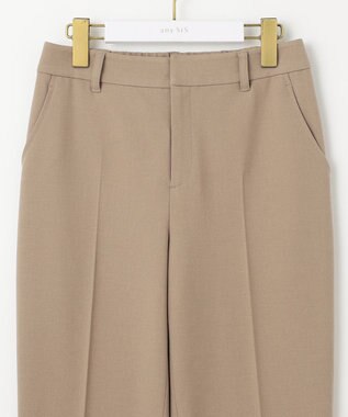 ANY SIS 【大人百花掲載 ヨンアさん着用】シリーズ累計7万本突破！サーモ2WAYストレッチ テーパードパンツ キャメル