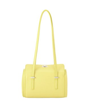 YECCA VECCA フェイクレザーミニボストンバッグ Silver