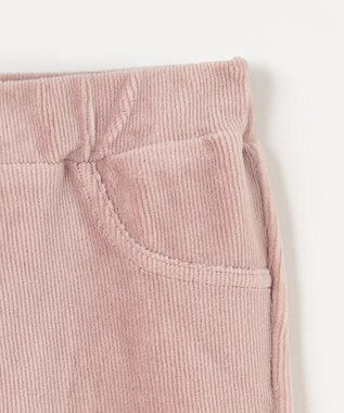 ANY KIDS カットコールフレアパンツ ピンクブラウン