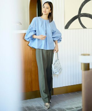 自由区 【SHIHOさん着用・WEB限定カラーあり・人気アイテム】ワイドストラップ サンダル シャンパンゴールド