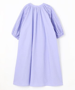 ANY L 【ペチコート付】エンブロイダリーワンピース ラベンダー