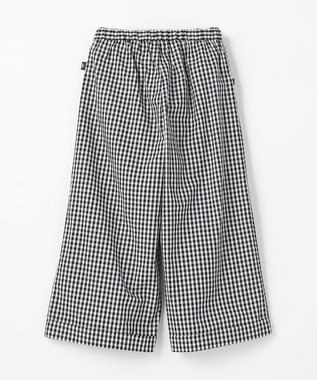 組曲 KIDS 【150-160cm】ギンガム パンツ ブラック系3