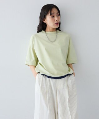 CRAFT STANDARD BOUTIQUE バイカラーヘムプルオーバー Light Green