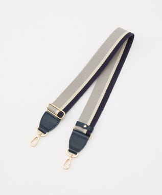 russet アレンジショルダーベルト【アイビーテープ】(CE-1146) Navy/Gray