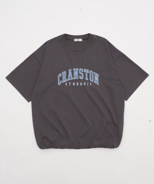 WEGO 【接触冷感/ユニセックス着用ITEM】カレッジロゴグラフィックT（SS） スミクロ