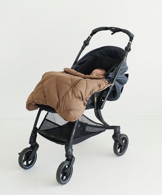 KWD 【簡易ギフト包装・日本製】BABY DOWN CAPE グリーンダウン ベビーダウンケープ ブラウン