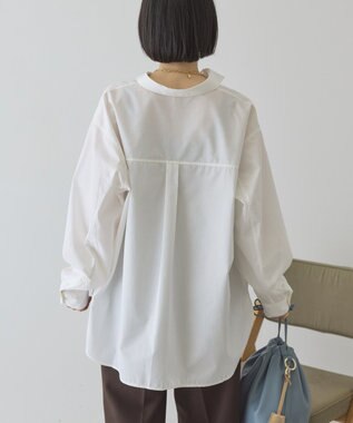 AMERICAN HOLIC 【花粉防止】【イージーケア】ベーシックシャツ Off White