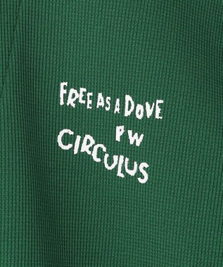 PW CIRCULUS 【WOMEN】ミニワッフル鹿の子ポロ ゴルフウェア レディース グリーン系