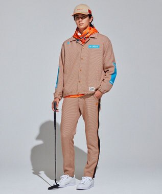 PW CIRCULUS 【MEN】CLASSICAL×SPORTY チェック柄パンツ オレンジ系5