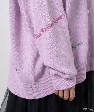 earth music&ecology Ｖｉｌｌａｉｎｓ　アースラ／ニットカーディガン Purple