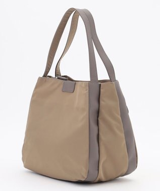 Y'SACCS スクエアすっきりトート Sサイズ ベージュ