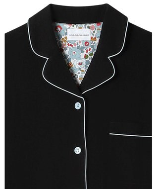 une nana cool 【綿100％】フライスパジャマ　ＭＡＤＥ　ＷＩＴＨ　ＬＩＢＥＲＴＹ　ＦＡＢＲＩＣ BL