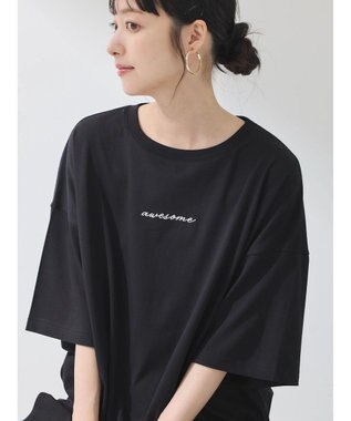 earth music&ecology ａｗｅｓｏｍｅ　ルーズＴ Black