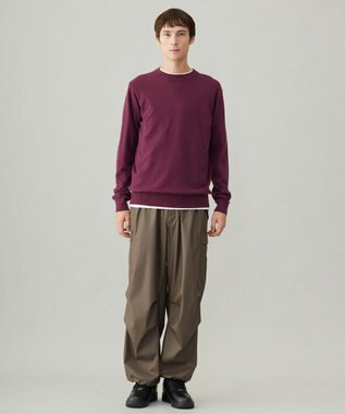 UNFILO MENS レザーライク カーゴパンツ [24年春夏商品] モカ