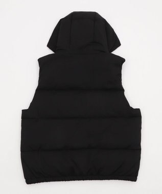 WEGO 【25年秋冬新作/ユニセックス着用ITEM/MLサイズ展開】2WAYパファーベスト ブラック