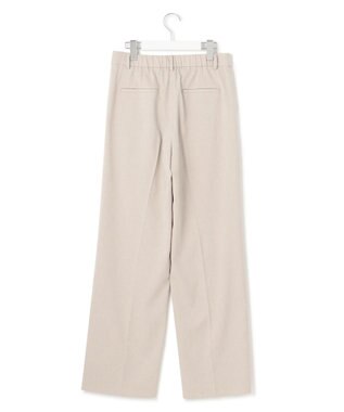 23区 【セットアップ対応/洗える】アイアスマットストレッチ セミワイド パンツ ベージュ系