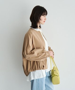 YECCA VECCA [撥水]バルーンブルゾン Beige