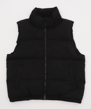 WEGO 【25年秋冬新作/ユニセックス着用ITEM/MLサイズ展開】2WAYパファーベスト ブラック