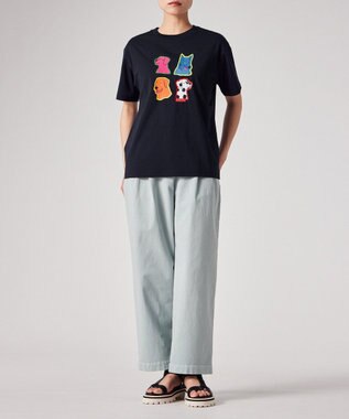Paul Smith Pop Dogs 半袖Tシャツ ネイビー