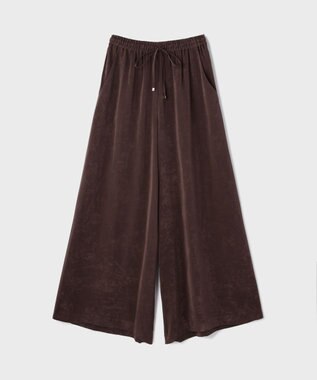 GRACE CONTINENTAL フィブリルイージーパンツ ダークブラウン