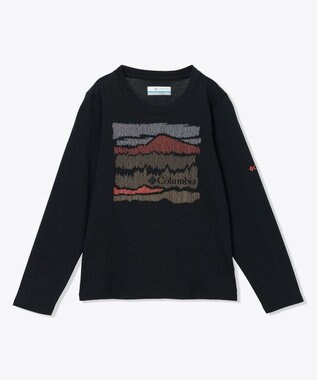 Columbia Columbia/ 【KIDS】ドブソンパスロングスリーブグラフィックTシャツ /コロンビア Black、 Hillscape