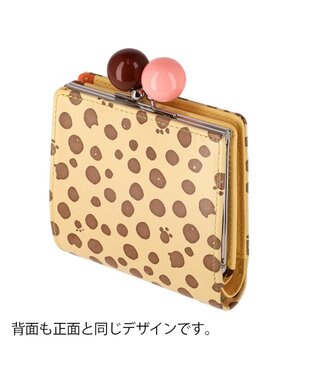 tsumori chisato CARRY ポルカドット 2つ折り財布 がま口 ミニ財布 イエロー