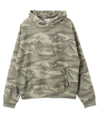 WEGO 【ユニセックス着用ITEM】パターンメタルワンポイントプルパーカー 柄2