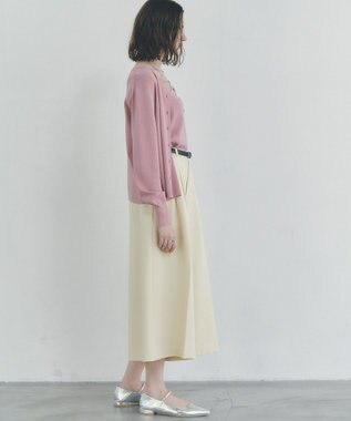 YECCA VECCA ベルトSETクロップド丈パンツ Ivory