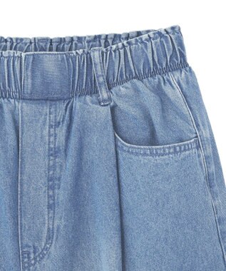 Green Parks ウエストタックコクーンデニムパンツ Light Indigo