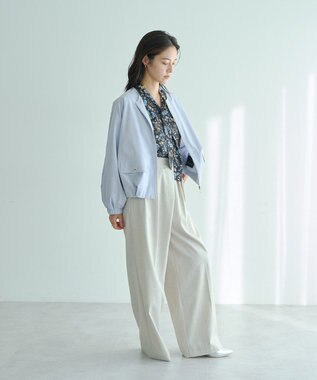 YECCA VECCA [撥水]バルーンブルゾン Beige