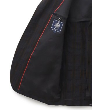 J.PRESS MEN J.PRESSアーカイヴパターン ダークチェックサッカー ジャケット ダークブラウン系4