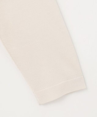 自由区 L 【アンサンブル対応・洗える】アセテートコットン カーディガン アイボリー