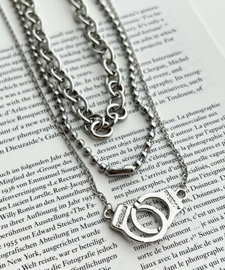 WEGO 3Pメタルモチーフネックレス 柄9