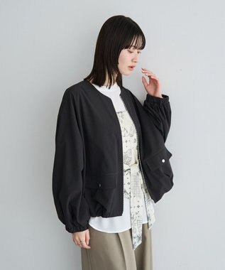 YECCA VECCA [撥水]バルーンブルゾン Beige