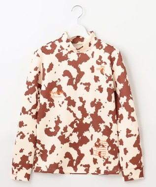 PW CIRCULUS 【ストレッチ / 快適 / 一枚でサマになる】【WOMEN】NEW PINTO柄ロングスリーブモック T ベージュ系5