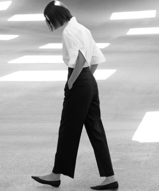 23区 【エステータ】THOMAS MASON ダブルカフス ハーフスリーブシャツ ホワイト系