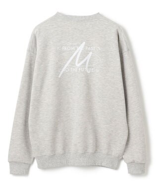 UNFILO MENS 【男女兼用】グラフィックプリント スウェットTEE [24年秋冬商品] グレー(バックプリント)