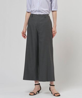 J.PRESS LADIES L FLAXASAオックス ワイド ストレート パンツ