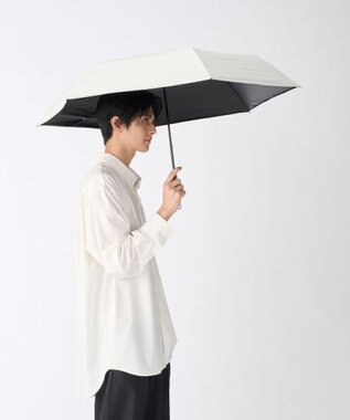 MOONBAT 【遮光100％/超軽量/耐久性】マジで軽い傘 晴雨兼用 折りたたみ日傘 マジカルテックプロテクション Tough W rib 55cm ホワイト