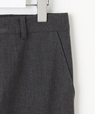 J.PRESS LADIES L 【洗える】T/Rアルガンシルク テーパード パンツ ライトグレー系