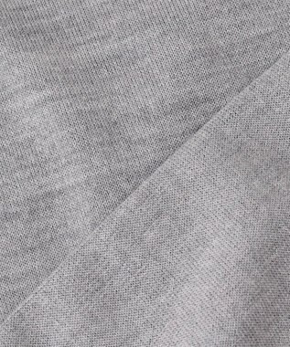 23区 S 【洗える】サステナブルウール Vネック バイカラー カーディガン ライトグレー×ネイビー