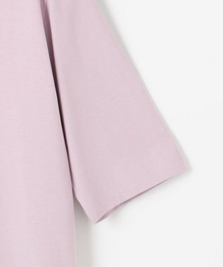 J.PRESS LADIES ロゴ Tシャツ ふじ色系