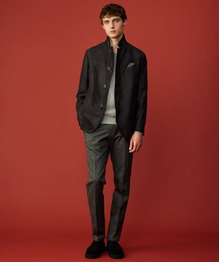 JOSEPH ABBOUD 【キングサイズ・洗える/チクチクしない/3シーズン対応】SNOWY Vネック  ニット ライトグレー系