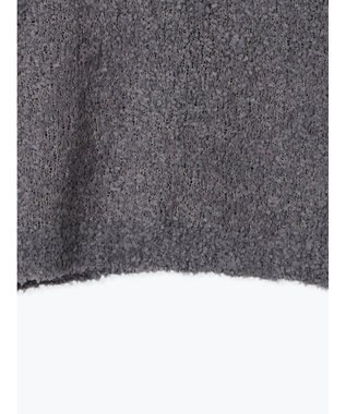 Te chichi テープヤーン前後2WAY5分袖カーディガン グレー