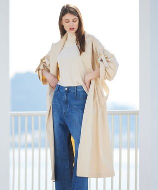 BEIGE， 【S-size】MELLE / ハイネックトップス Ecru